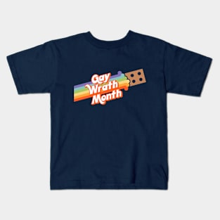 Gay Wrath Month (Pride Brick) Kids T-Shirt